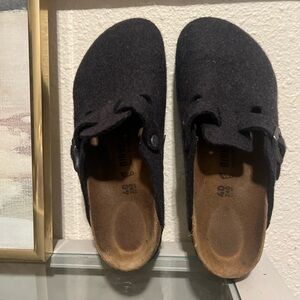 Wool Birkenstock bostons